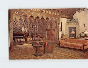 Postcard The Music Room Of Scottys Castle Death Valley California USA