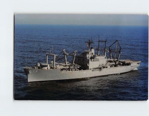 Postcard Amphibious Cargo Ship, U.S.S. Mobile (LKA-115)