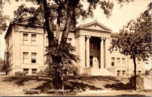 Real Photo Postcard High School in Nebraska City, Nebraska~3009