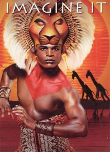 The Lion King Imagine It Sexy London Theatre Advertising Postcard