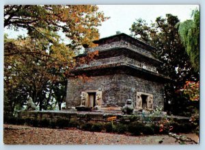 Gyeongju South Korea Postcard Stone Pagoda at Bunhwang-sa Temple c1960's