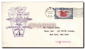 Letter USA Irwin 1st flight June 11, 1939