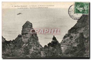 Old Postcard Calvados its rocks and cliffs of Little Switzerland Surroundings...