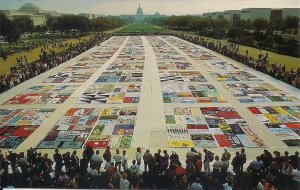 Washington DC Aids Quilt, NAMES Project 1987 Gay Interest, Social Activism