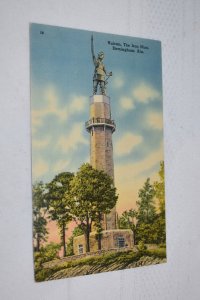 Vulcan The Iron Man Birmingham Alabama Postcard Tichnor Brothers