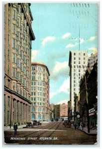 1911 Peachtree Street Exterior Building Atlanta Georgia Vintage Antique Postcard