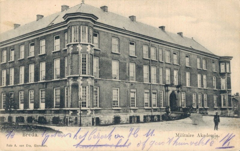 Netherlands Breda Militaire Academie Vintage Postcard 07.51
