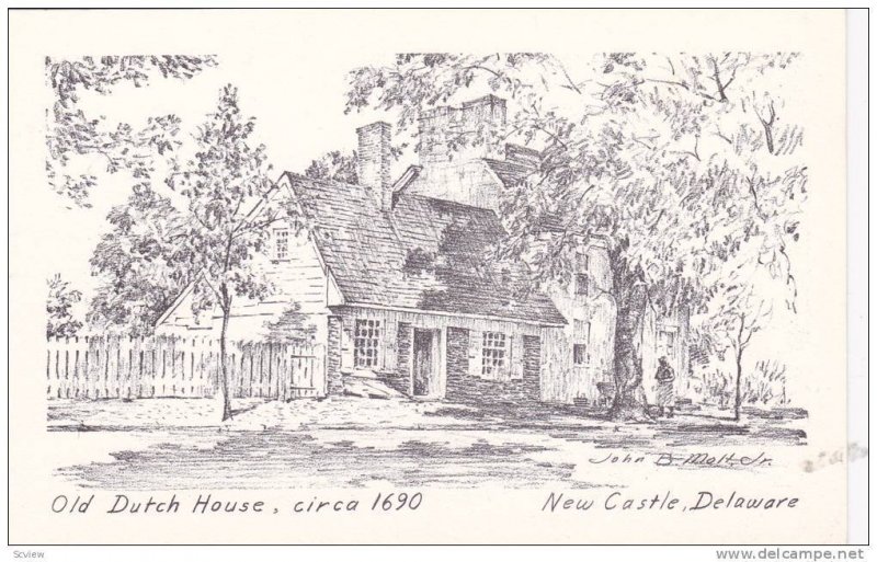 Exterior , Old Dutch House , New Castle , Delaware , 40-50s