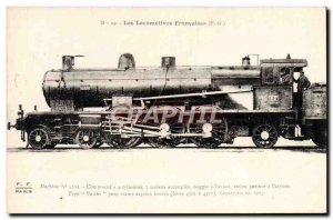 Postcard Old Train Locomotive 4501 machine