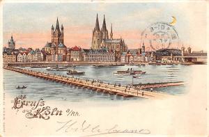 Gruss Aus Koln Hold to Light 1902 