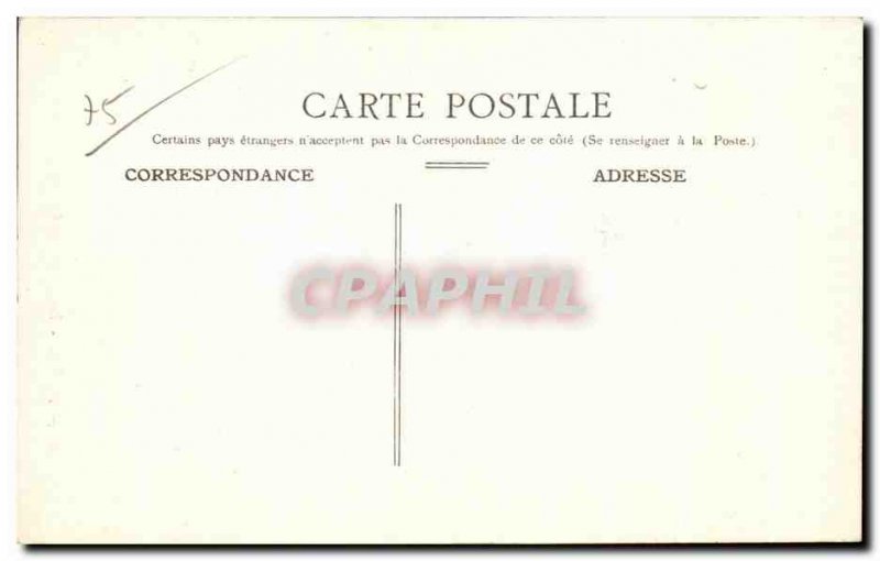 Old Postcard Paris Parc Montsouris