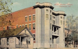 Postcard Masonic Temple in Hammond, Indiana~124397