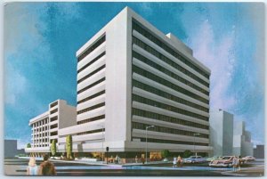 Postcard - Rendering Of New Chamber Of Commerce Building - Phoenix, Arizona