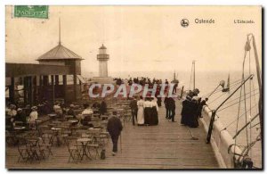 Old Postcard Ostend The Pier