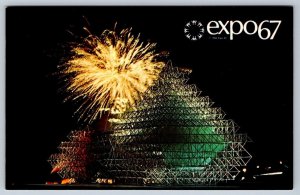 The Gyrotron, Expo 67, Montreal, Quebec, Vintage Chrome Postcard