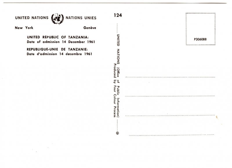 United Nations, Flag of United Republic of Tanzania