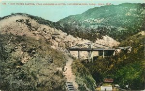 San Bernardino California Hot Water Arrowhead Hotel C-1910 Postcard 21-10455