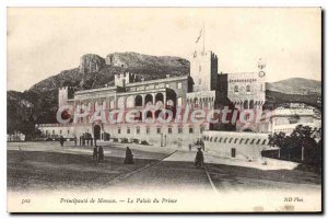 Old Postcard Principality of Monaco the prince's palace