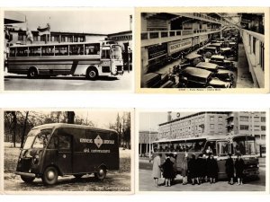 CARS, BUSES, AUTOMOBILES, 35 Old Postcards Mostly pre-1950 (L6209)