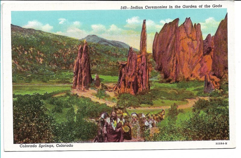 Colorado Springs, CO - Indian Ceremonies in the Garden of the Gods