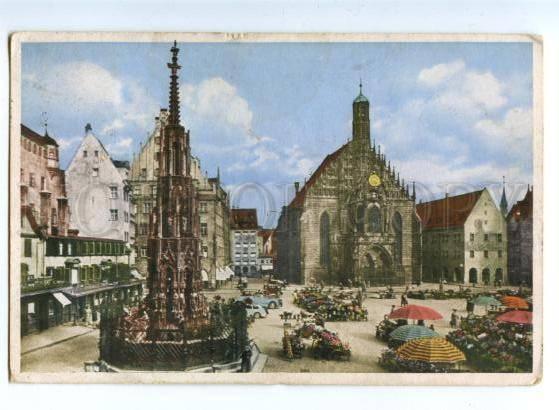 155589 GERMANY NURNBERG Adolf Hitlerplatz Vintage RPPC