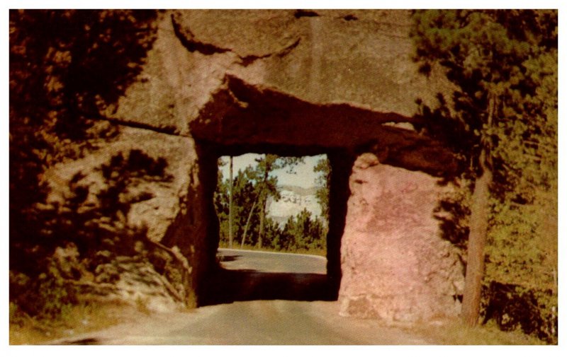 South Dakota Black Hills Tunnel on Iron Mountain  U.S.16