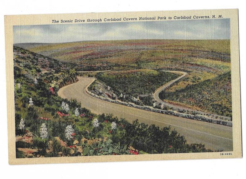 The Scenic Drive Through Carlsbad Cavern National Park Carlsbad New Mexico