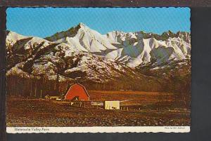Matanuska Valley Farm Alaska Postcard BIN