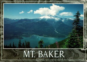 Washington Mount Baker and Baker Lake Aerial View