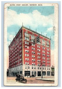 C1910 Hotel Fort Shelby Detroit Mich. Postcard F93S