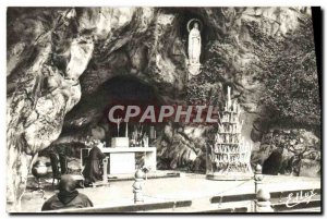 Old Postcard Lourdes Grotto Miraculous