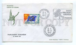 418260 FRANCE Council of Europe 1972 year Strasbourg European Parliament COVER