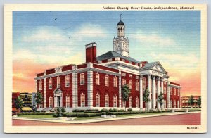 Independence MO~Jackson County Court House~Colonial Revival~Vintage Linen PC