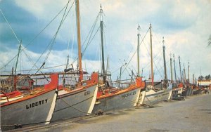 Greek Sponge Boats docked Tarpon Springs, Florida