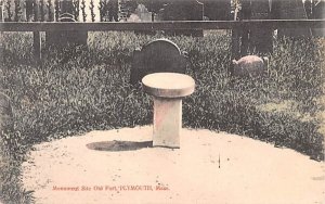 Monument Site Old Fort in Plymouth, Massachusetts