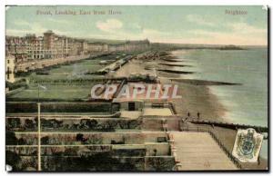 Great Britain Great Britain Brighton Old Postcard Front looking East from Hove