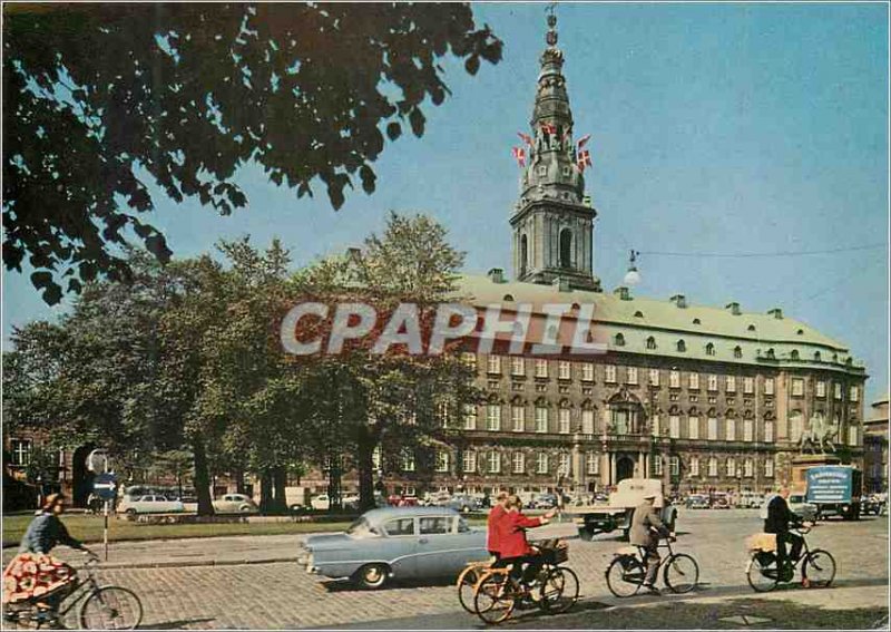 Modern Postcard Christiansborg Copenhagen Denmark with the Folketing (Parliem...