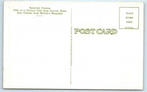 MARSHALLTOWN, Iowa IA ~ Roadside STONE'S RESTAURANT Lemon Chiffon Pie  Postcard