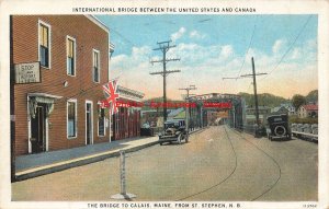 Canada, New Brunswick, Saint Stephen, Bridge To Maine, 1939 PM, Teich No 113702