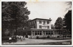 Netherlands Hotel De Donderberg Leersum Vintage Postcard C079