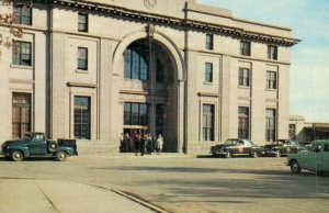 Canada Union Station Regina Saskatchewan Vintage Postcard 07.73