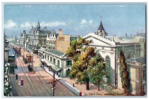 c1910 Cape Town Adderley Street South Africa Oilette Tuck Art Postcard