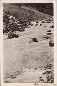 Bellevue Alberta Falls in Frank Slide c1924 Heliotype Postcard H38