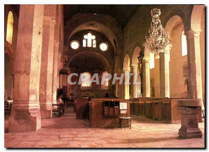 Postcard Moderne Saint chef isere nave Abbey