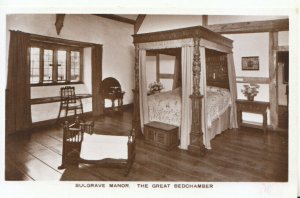 Oxfordshire Postcard - Sulgrave Manor - The Great Bedchamber - Ref TZ3900