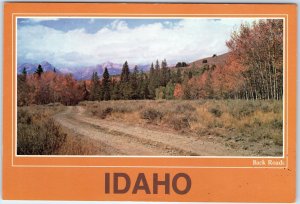 c1970s ID, Idaho Back Roads Sawtooth Scenic Route 75 Dirt Rd Souvenir 4x6 PC M12