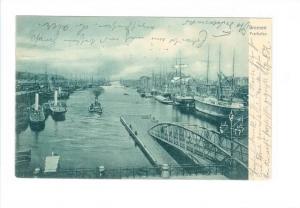 LP169    Bremen, Germany, vintage Postcard, Freihafen