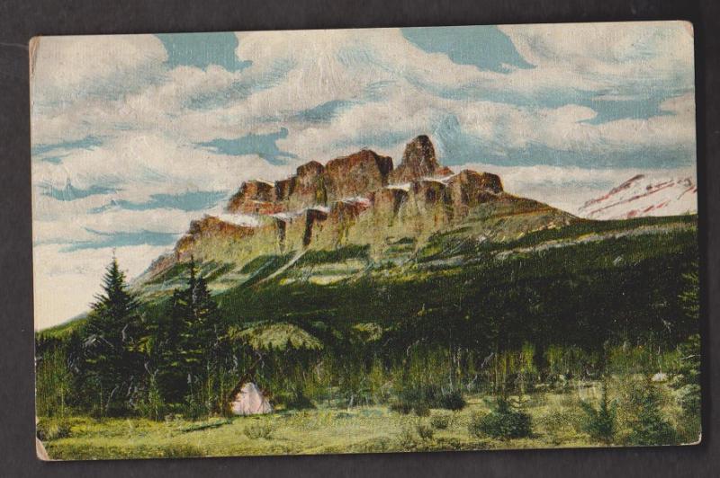 Castle Mountain Near Lake Louise, Alberta - Unused c1915 - Some Wear