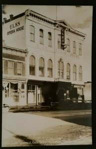 Mint Leadville Colorado USA Elks Club Historic Opera House Real Picture Postcard