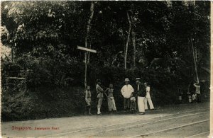 PC CPA SINGAPORE, SERANGOON ROAD, Vintage Postcard (b18641)